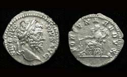 Septimius Severus, Denarius, Fortuna reverse, Sharp!